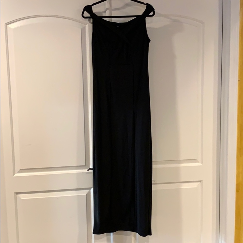 Off the shoulder cocktail dress